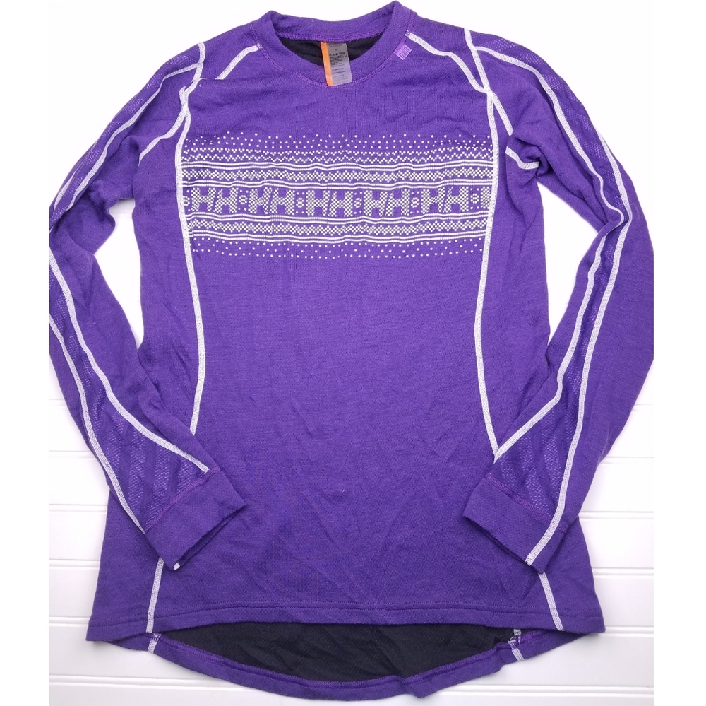 Helly Hansen merino wool womens thermal shirt xl